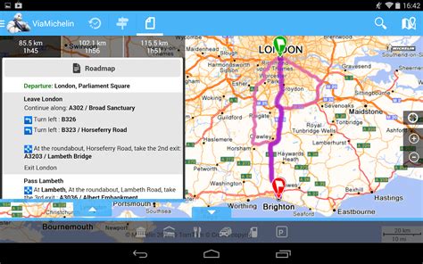 viamichelin route planner.